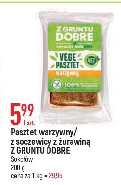 Pasztet warzywny z soczewicy Soko艂贸w z gruntu dobre promocja