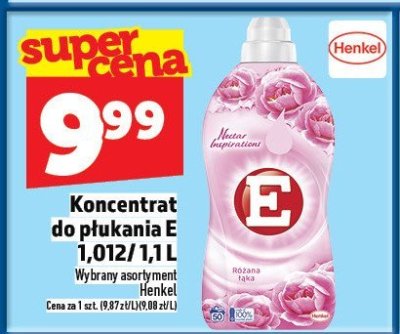 Koncentrat do płukania E 1,012 / 1,1 L Henkel promocja w TOPAZ