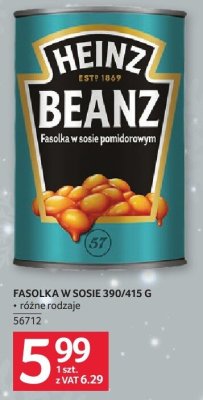 Fasolka w sosie 390/415 g promocja w Selgros