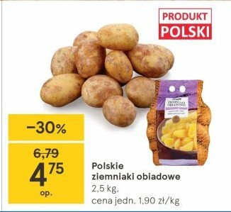Ziemniaki obiadowe Tesco mw promocja w Intermarche