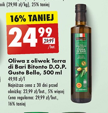 Oliwa z oliwek Gustobello promocja