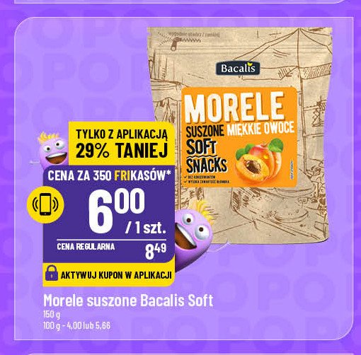 Morele suszone Bacalis promocja