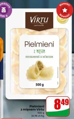Pielmieni z mięsem  promocja w Dino