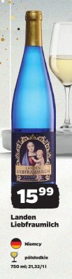 Wino Landen Liebfraumilch półsłodkie 750 ml promocja w Netto