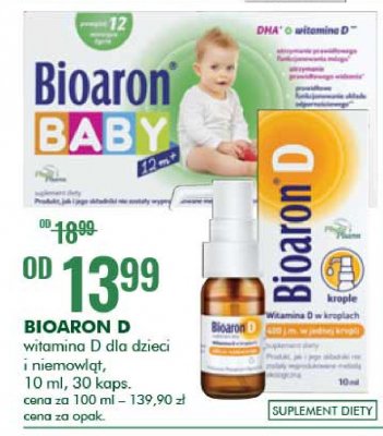 Kapsułki twist-off uzupełniające dietę 12+ Bioaron baby promocja