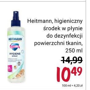 Hygiene spray dezynfekujący Heitmann promocja