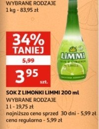 Sok z limonki LIMMI promocja