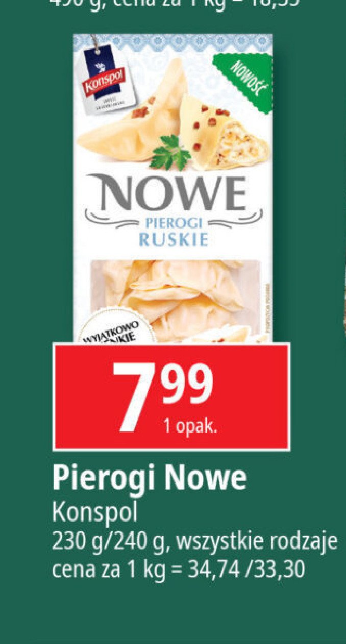 Pierogi ruskie Konspol promocja