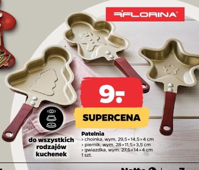 Patelnia choinka promocja w Netto