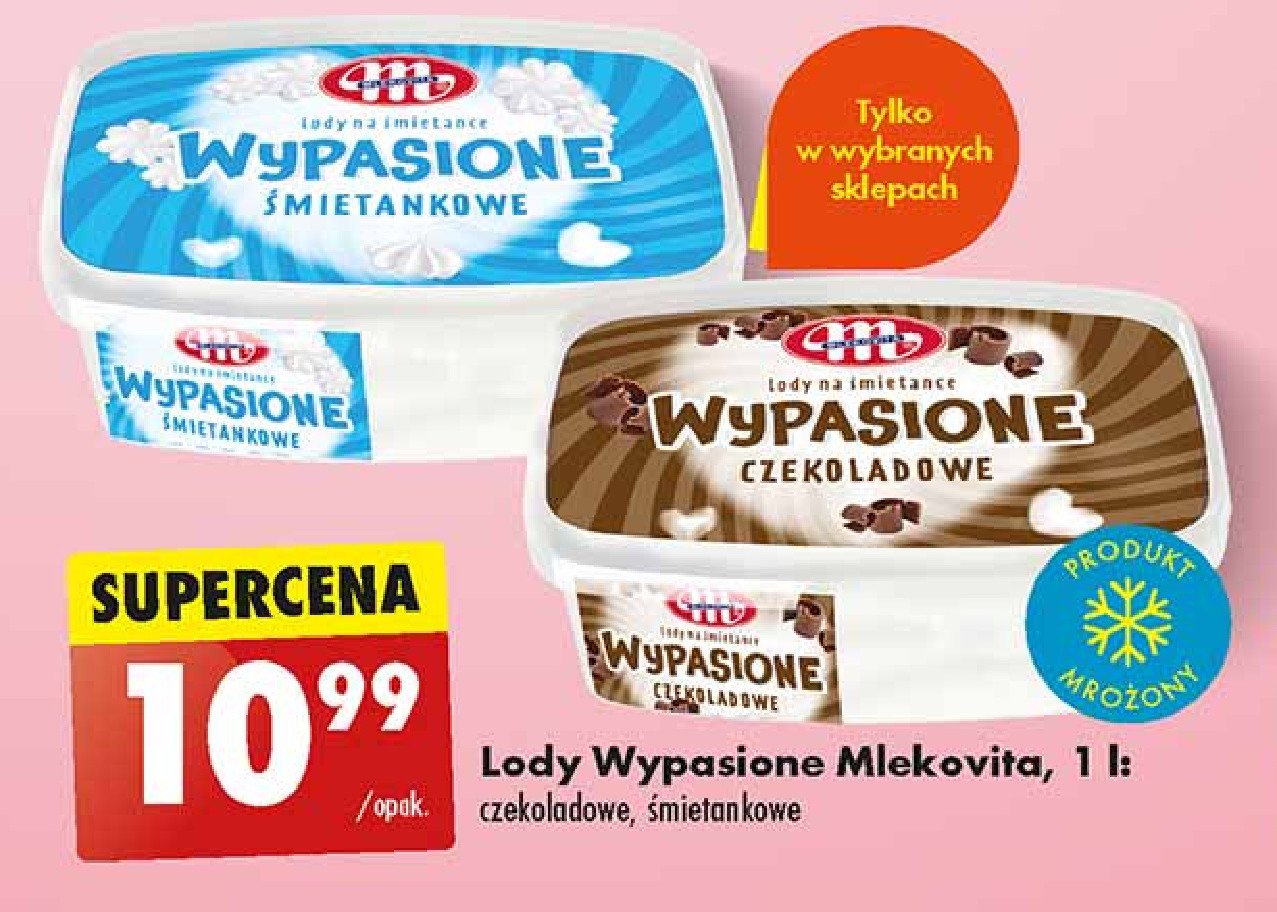 Lody czekoladowe Mlekovita wypasione promocja