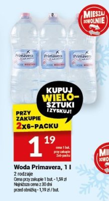 Woda Primavera, 1 l promocja w Twój Market