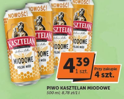 Piwo Kasztelan Miodowe promocja w Euro Sklep