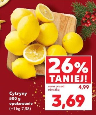 Cytryny 500g promocja w Kaufland