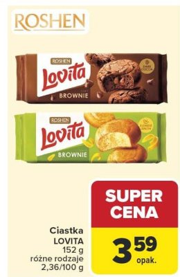 Ciastka LOVITA 152 g różne rodzaje promocja w Carrefour