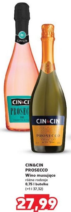 Wino Cin&cin prosecco promocja