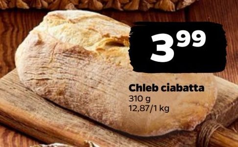 Chleb ciabatta promocja