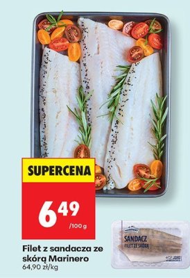 Filet z sandacza ze skórą promocja w Biedronka