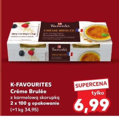 Crème Brulée z karmelową skorupką 2 szt. promocja w Kaufland