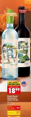 Wino Carlo Rossi Vinho Verde promocja w Biedronka