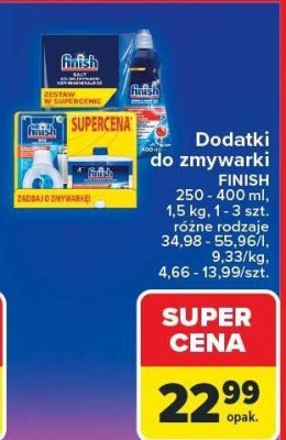 Dodatki do zmywarki FINISH promocja w Carrefour