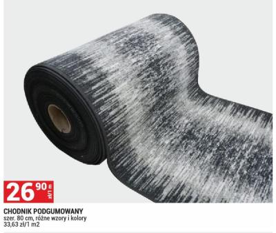 Chodnik podgumowany, szer. 80 cm, 33.63 zł / m2 promocja w Merkury Market