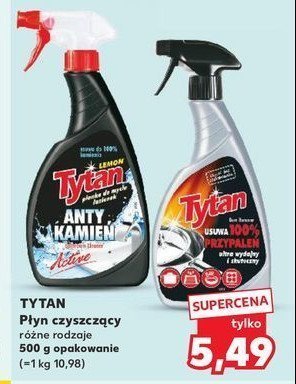 Pianka do mycia 艂azienek anty kamie艅 active Tytan promocja