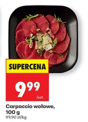 Carpaccio wołowe promocja w Biedronka