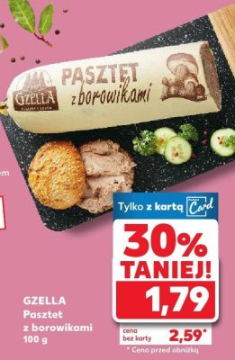 GZELLA Pasztet z borowikami 100 g promocja w Kaufland