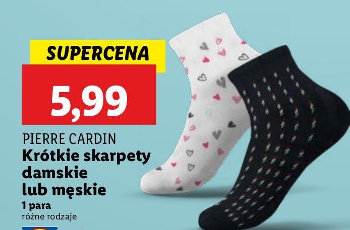 Skarpety damskie Pierre cardin paris promocja w Lidl