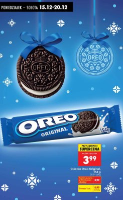 Ciastka Oreo Original promocja w Biedronka