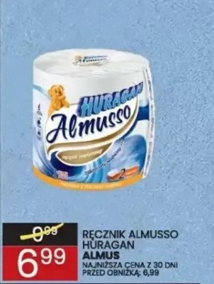 Ręcznik Almusso Rurago Almus wkład 2+30 dni promocja w Wafelek