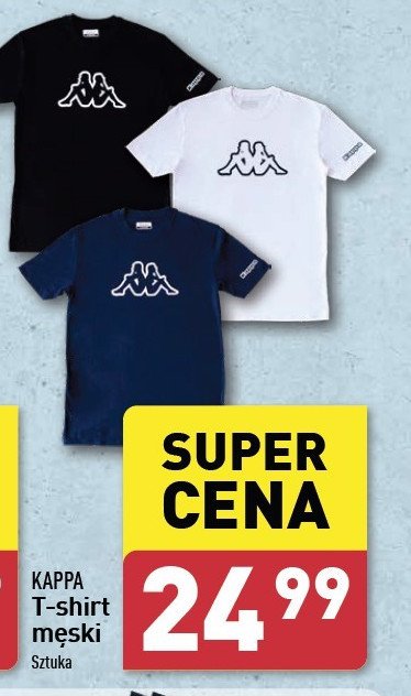 T-shirt męski Kappa promocja w Aldi