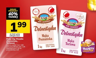 Mąka Dolnośląska Poznańska typ 500 promocja w Hitpol