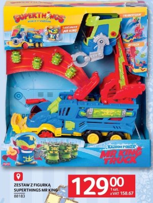 Zestaw z figurką Superthings Mr King promocja w Selgros