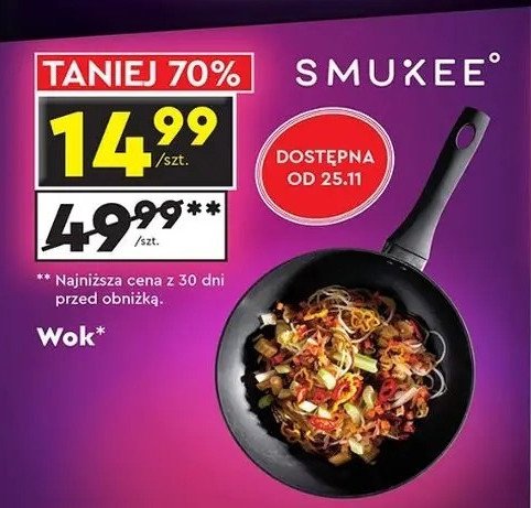 Wok Smukee kitchen promocja w Biedronka