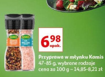 Sól himalajska różowa - młynek Kamis specialite promocja