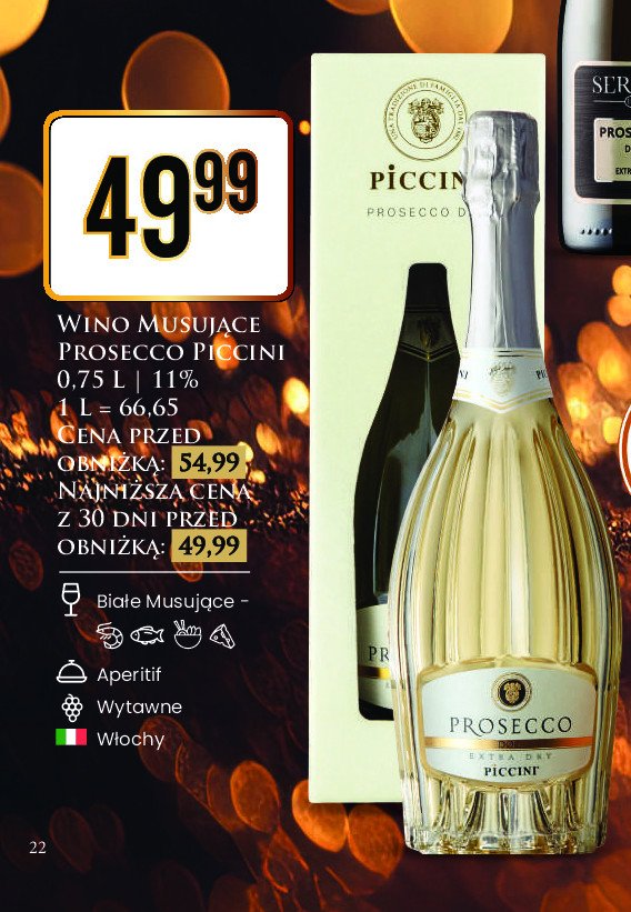 Wino Piccini prosecco promocja