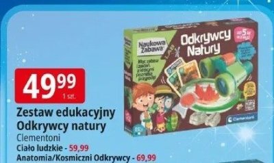 Zestaw edukacyjny Odkrywcy natury Clementoni - Ciało ludzkie promocja w Leclerc