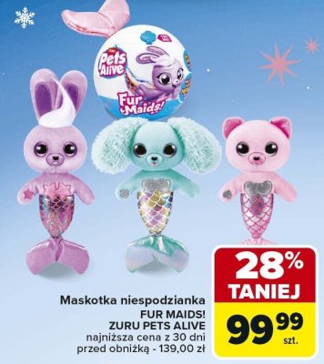 Maskotka niespodzianka FUR MAIDS! ZURU PETS ALIVE promocja w Carrefour