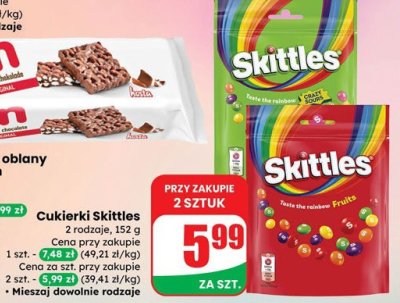 Cukierki promocja w Dino
