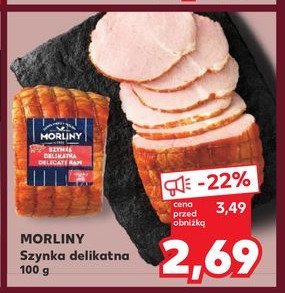 Szynka delikatna Morliny promocja w Kaufland