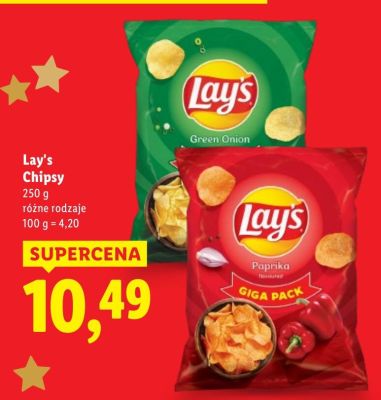 Chipsy Lay's promocja w Lidl