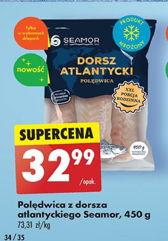 Dorsz atlantycki polędwica SEAMOR promocja