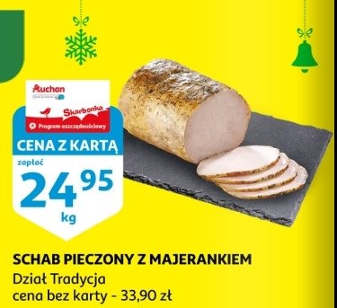 Schab pieczony z majerankiem Auchan promocja