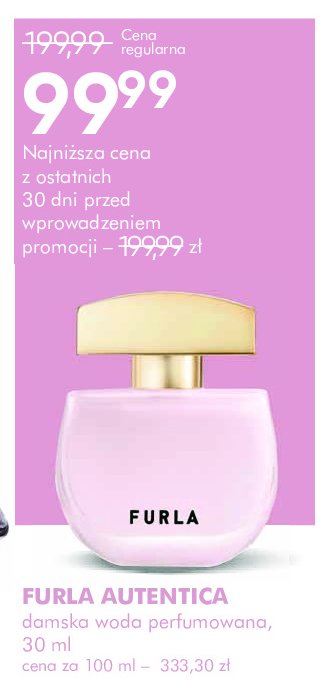 Woda perfumowana Furla autentica promocja w Super-Pharm