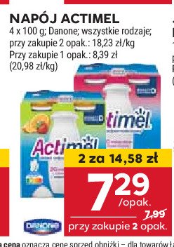 Jogurt malina Actimel promocja