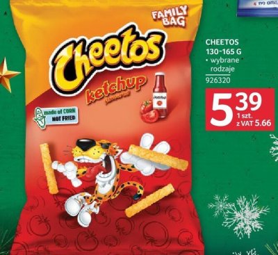 Chipsy Cheetos ketchup 130-165 g promocja w Selgros