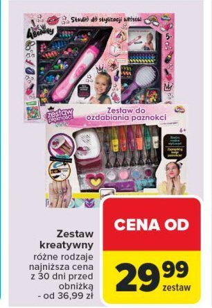 Zestaw kreatywny promocja w Carrefour