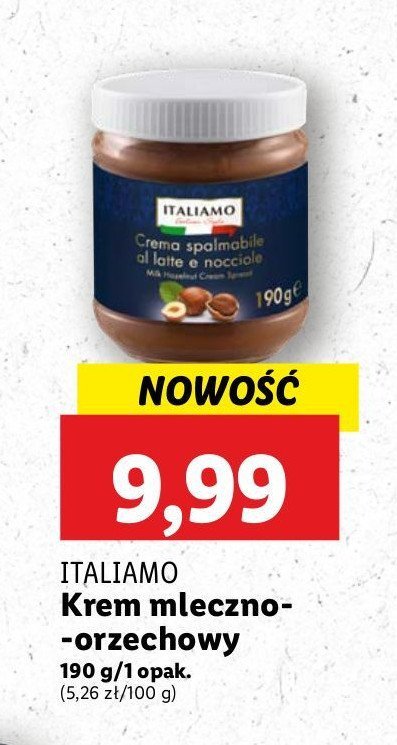 Krem czekoladowo- orzechowy Italiamo promocja