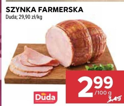 Szynka farmerska Duda promocja w Stokrotka